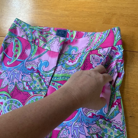 Bohemian Boho cropped Melly M Paisley print pants, liberty art,  Size 2 - Picture 7 of 10